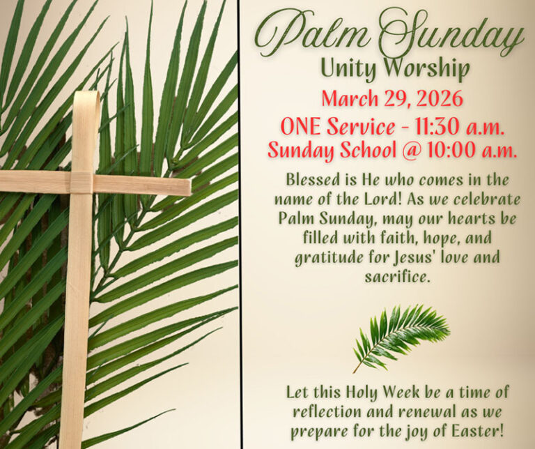 Palm Sunday 2026 - 1